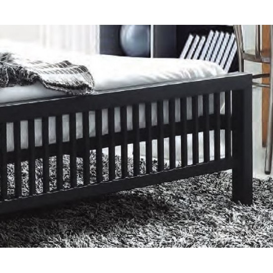 Meridian Black Modern Sturdy Metal Bed Frame | Metal Beds (by Bedz4u.co.uk)