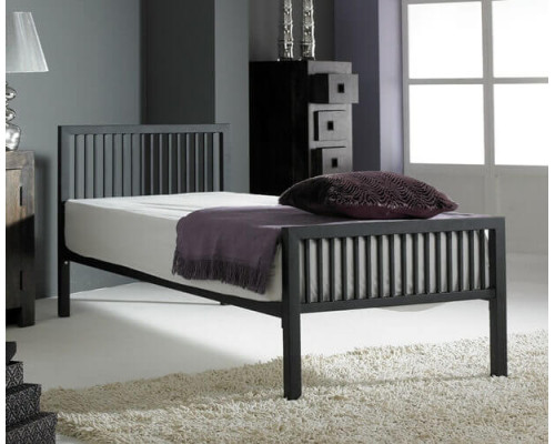 Boston Black Modern Metal Bed Frame