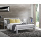 City Block White Modern Metal Bed Frame by Time Living | Metal Beds (by Bedz4u.co.uk)