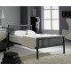Linwood Black Shaker Style Metal Bed Frame | Metal Beds (by Bedz4u.co.uk)