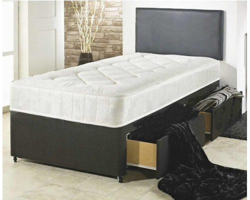 Cambridge Black Belguim Damask Divan Set