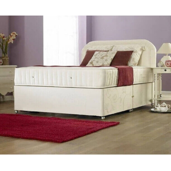 Monarch Beds Florence 2000 luxury medium firm sprung divan set mattress