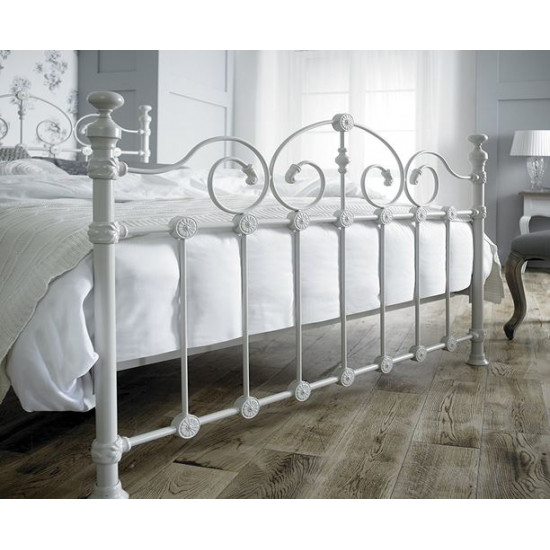 Elizabeth Cream Ornate Metal Bed | Metal Beds (by Bedz4u.co.uk)