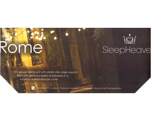 Rome Sprung Damask Mattress By Monarch Beds