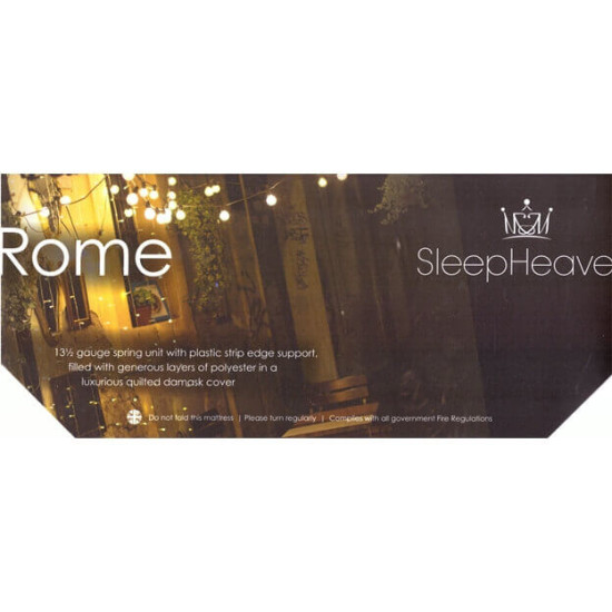 Rome Sprung Damask Mattress By Monarch Beds | Mattresses (by Bedz4u.co.uk) Rome Sprung Damask Mattress By Monarch Beds | Mattresses (by Bedz4u.co.uk)