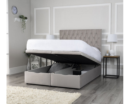 Parker Front Opening Ottoman Storage Bed in Various Colours 