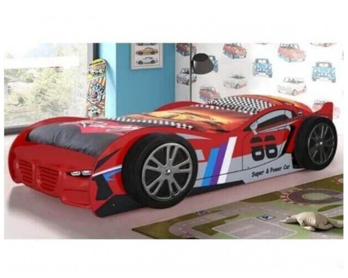  No 88 Red Kids Turbo Racing Car Novelty Bed by Artisan