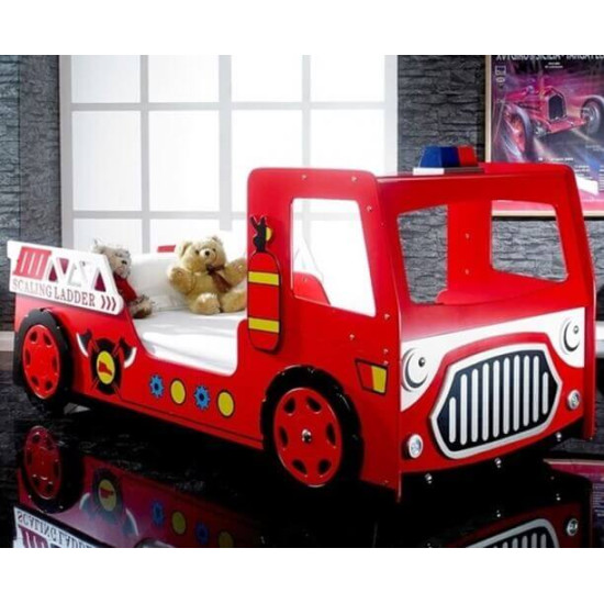The Artisan Bed Company Children’s novelty fire engine bed with ladder and wheel graphics