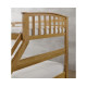 Oak Triple Sleeper Bunk Bed by The Artisan Bed Company  | Bunk Beds (by Bedz4u.co.uk)