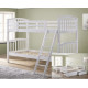 White Bunk Bed with Storage Drawers by Artisan Bed Company | Bunk Beds (by Bedz4u.co.uk)