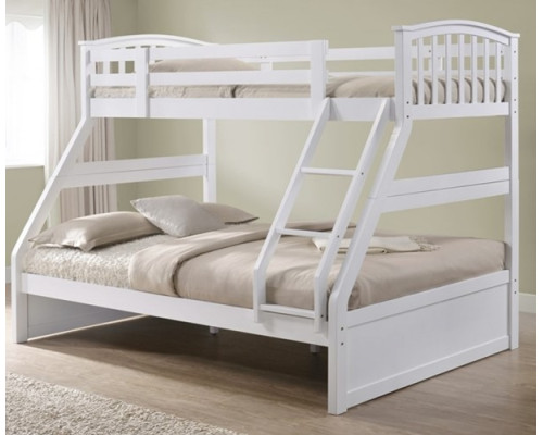White Triple Sleeper Bunk Bed by The Artisan Bed Company