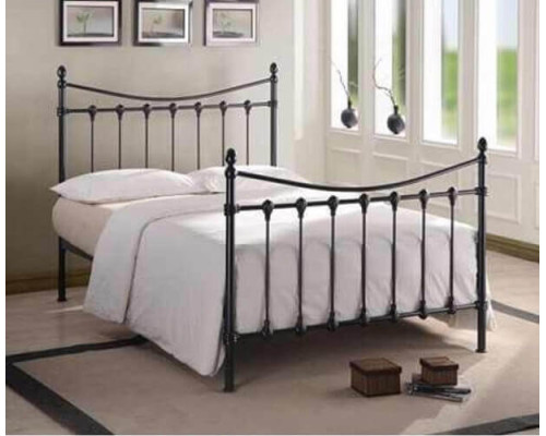 Florida Victorian Black Metal Bed