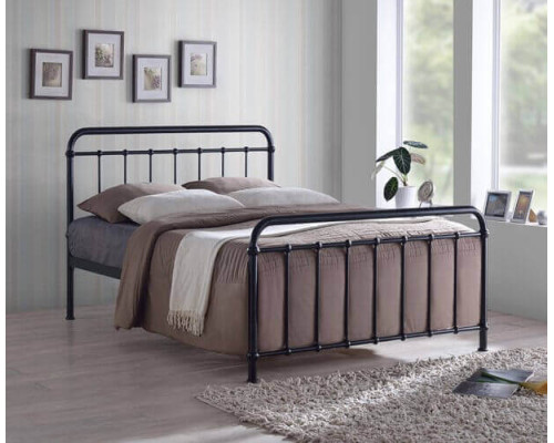 Miami Black Classic Metal Bed Frame Miami Black Classic Metal Bed Frame