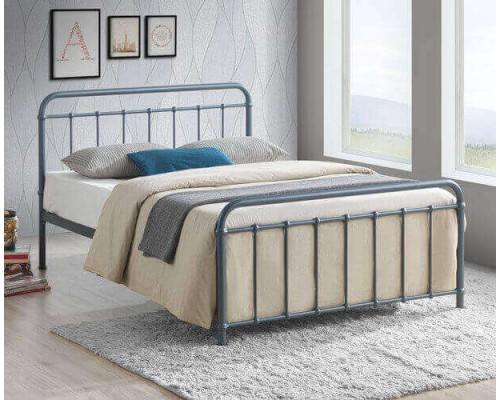 Miami Grey Classic Metal Bed Frame Miami Grey Classic Metal Bed Frame
