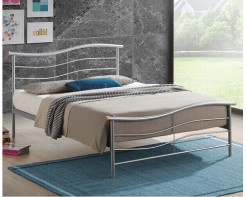 Waverley Silver Metal Bed Frame