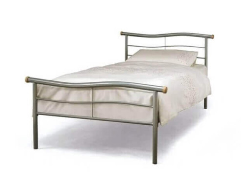 Waverley Silver Metal Bed Frame