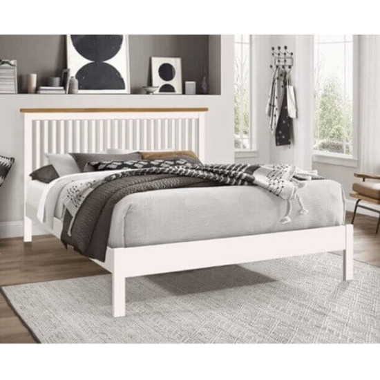 time-living-ascot-white-wooden-shaker-bed-frame
